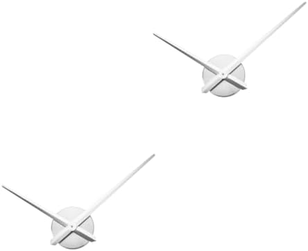 2-Piece DIY Wall Clock Mechanism Set with Quiet Movement