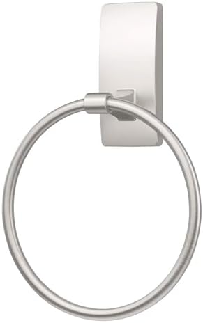 Transform Your Bathroom with SATIN NICKEL Towel Holder - Rust Water Resistant Organizer