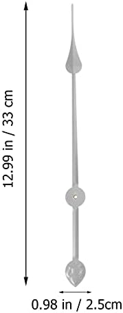 Durable Aluminum Clock Hand Replacement Set with Easy Installation