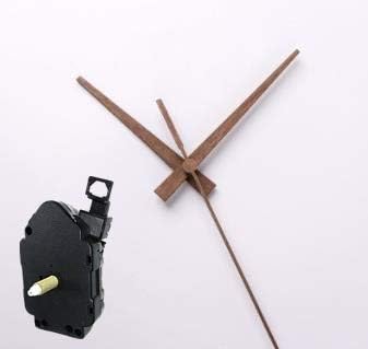 Delmitan Clock Parts Kit Wooden Hands for DIY Wall Clocks