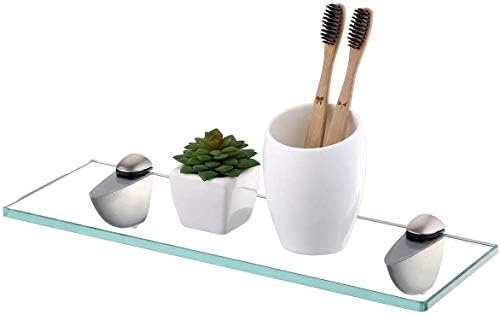 Sturdy Tempered Glass Organizer Shelf