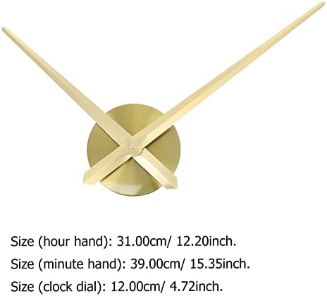 3D Wall Clock Mechanism Replacement with High-Quality Aluminum