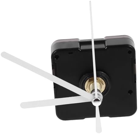 Angoily Clock White Wall Clock Hands Plastic Mechanism Kit