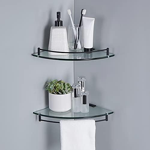 KES Tempered Glass Shelf Stainless Steel