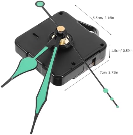 DOITOOL Wall Clock Replacement Movement Kit - Green