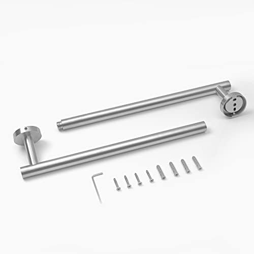 HITSLAM 257-Inch Brushed Nickel Towel Bar