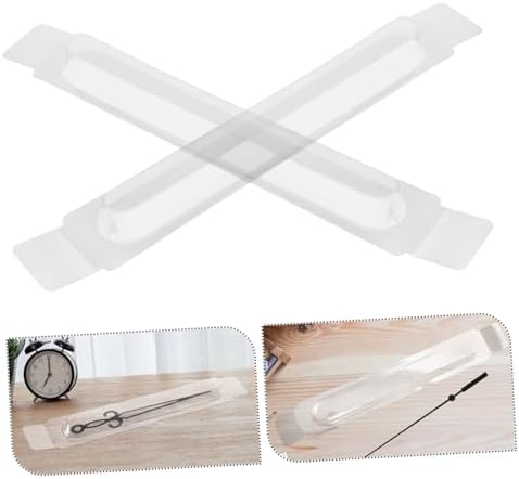 ORFOFE PVC Wall Clock Hands Protection Box 25cm Diameter