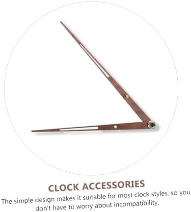 JOJOFUNY Large Wooden Wall Clock Hands with Decor Design