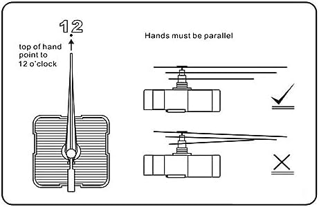 Clock Movement Replacement Part for Repairing Clocks