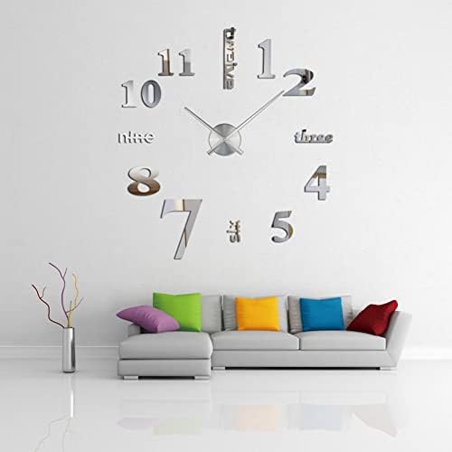 Sturdy Metal Wall Clock with Quiet Movement