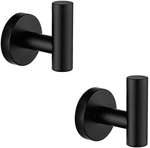Nolimas Stainless Steel Towel Hook Matte Black