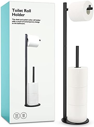 Elegant Adjustable Toilet Paper Holder Stand