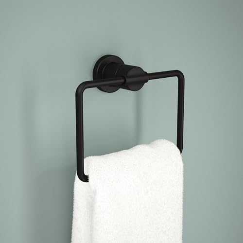 Delta Nicoli Bath Towel Holder Matte Black