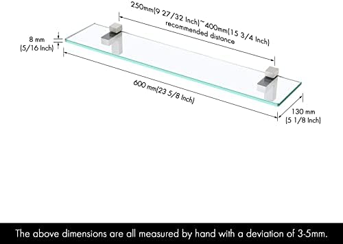 KES Tempered Glass Shelves for Bathroom Space-Saving Best Choice