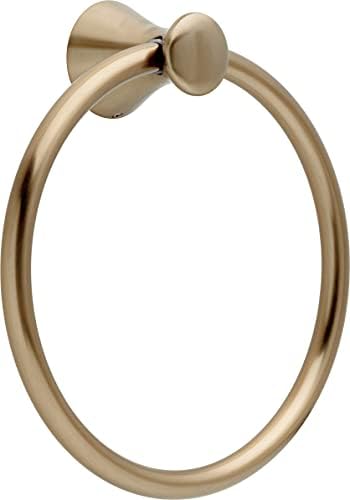 Delta 73846-CZ Towel Ring Modern Champagne Bronze