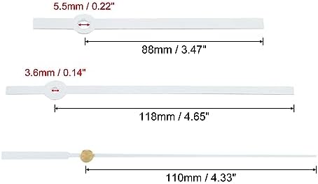 PATIKIL Replacement Clock Hands Kit 10 Set