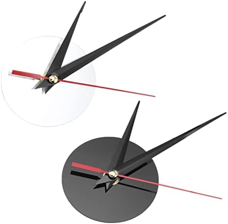 BUTIFULSIC Acrylic Aluminum Alloy Torque Clock Mechanism Set for Wall Clocks