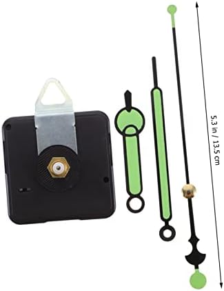 Silent Plastic Clock Movement Kit with Luminous Hands for DIY Clocks