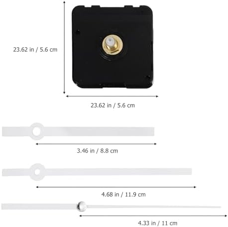 Uonlytech Plastic Clock Hands Kit Easy DIY Repairs for Home Clocks