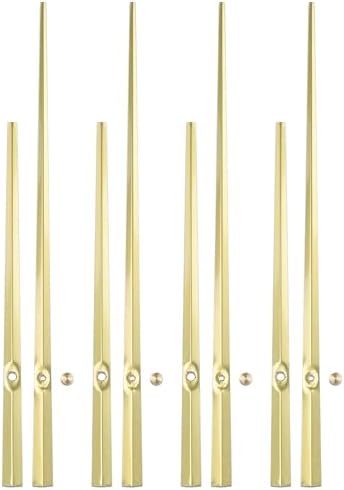 MCDFL Luxury Gold 4-Set Clock Hands Replaces Thick Shaft Mechanisms