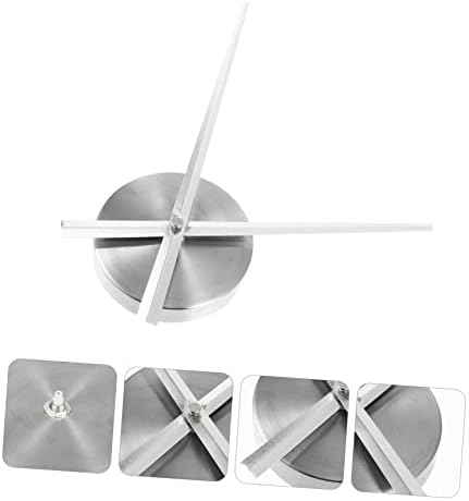 Oversized DIY Wall Clock Parts - clock movement 3D design Silver Alloy
