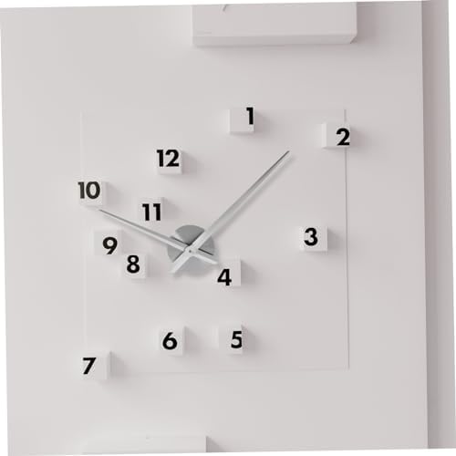 STOBAZA DIY Battery Operated Wall Clock Movement with Silver Metal Hands