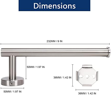 NearMoon Stainless Steel Towel Holder for Bathrooms