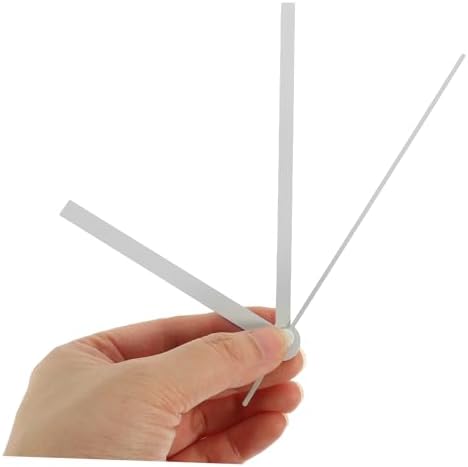 10 Set White Wall Clock Hands for DIY or Repair Use