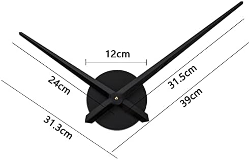 Sturdy Metal Wall Clock with Quiet Movement
