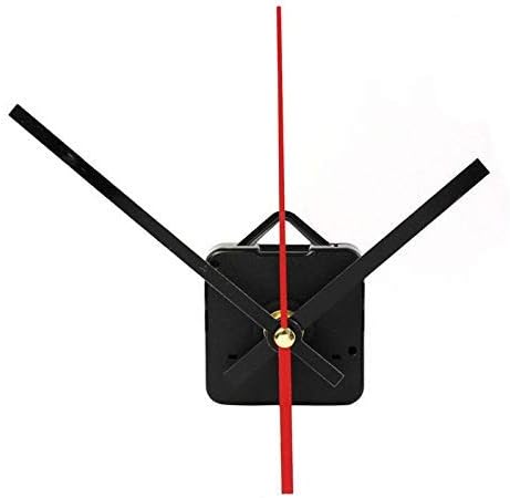 Black Hook-Operated Wall Clock Movement Replacement Part