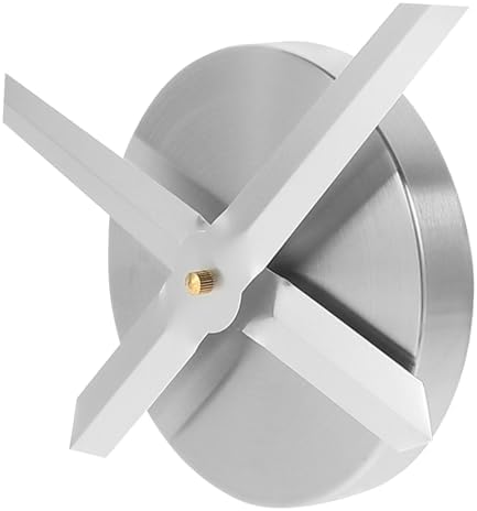 STOBAZA DIY Battery Operated Wall Clock Movement with Silver Metal Hands