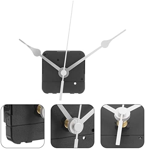 Supvox Reverse Rotating Quartz Wall Clock Movement Kit - Silver