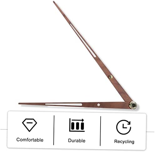 Large Wooden Clock Pointer Black Walnut Decor for DIY