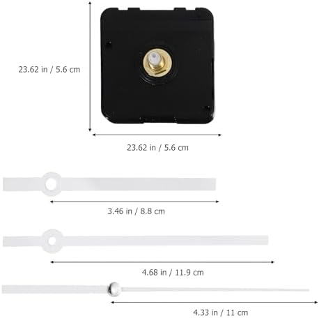 Cabilock DIY Clock Mechanism Replacement for Wall Clock Repair Noiseless Durable