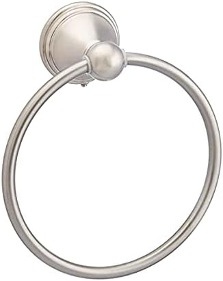 Modern SATIN NICKEL towel ring for bathroom