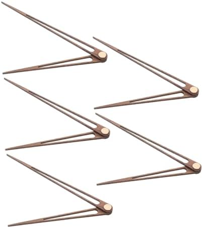 UKCOCO 5 Sets Wooden Clock Hands Replacement Kit