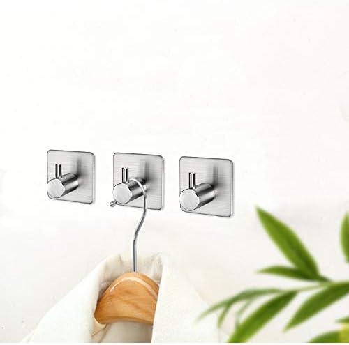 Sturdy Durable Adhesive Hooks for Bathroom Bedroom Storage