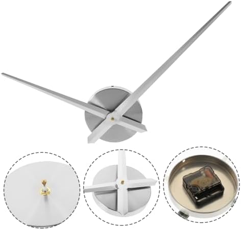 LIFKICH Metal Silent Clock Movement with Cross-Stitch