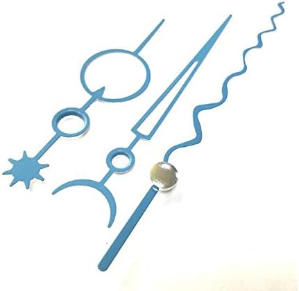 10 Piece Clock Movement Parts Kit - Silent Wall Clock Repair