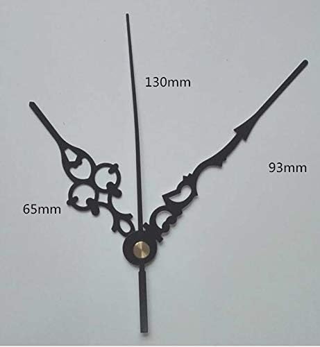 10 Set Black Clock Parts DIY Repair 28mm Shaft