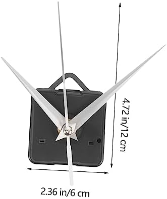WOONEKY Simple Wall Clock Movement Set with 3-Pointer Kit