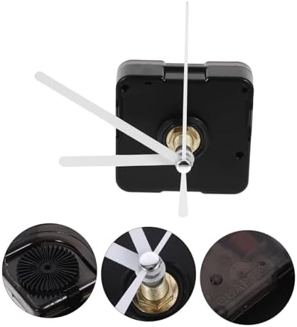 TOBBOMEY Clock Hands Replacement for DIY Wall Clock Mute Plastic Mechanism Kit