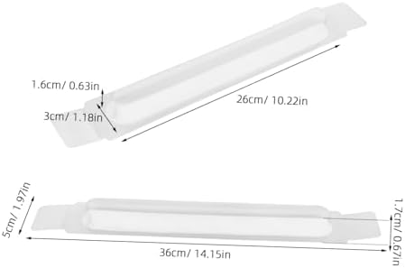 ORFOFE PVC Wall Clock Hands Protection Box 25cm Diameter