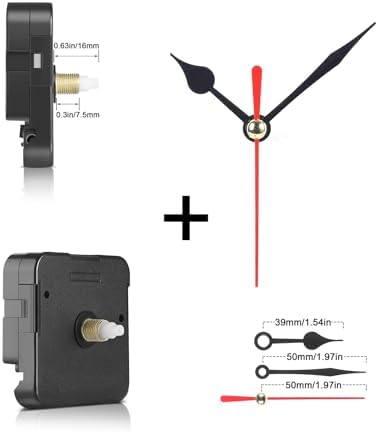 Quartz Wall Clock Movement Mechanism Replacement Battery Operated DIY Parts
