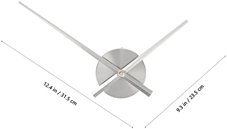 Versatile 3D Wall Clock with Mechanism Kit