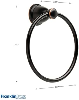Wall-Mounted Oil-Rubbed Bronze towel ring