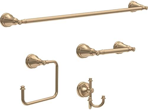 Delta Mylan Hand Towel Holder Wall-Mounted 1-Pack Champagne Bronze
