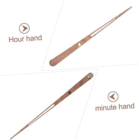 Wooden Wall Clock Pointer Set 12-Tip Vase Modern DIY Clock Replacement