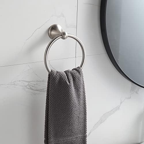 BGL 4-Piece Bathroom Set Adjustable Towel Bar Wall-Mounted Design