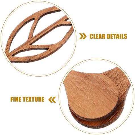 Durable Clock Hands Set for DIY Clocks Walnut Wood Replacement Parts